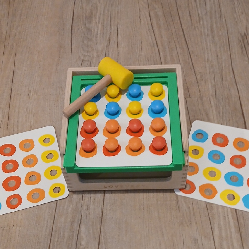 LOVEVERY Wooden Hammer Toy Set